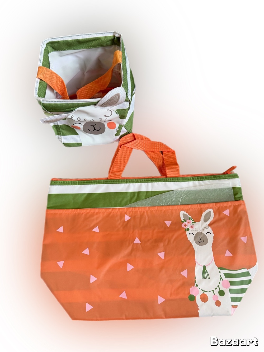 Thirty One llama Rama padded insulated cooler/lunch bag & littles Carry all NEW